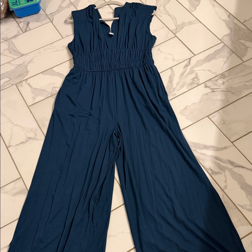 Old Navy Blue Jumpsuit - Picture 1 of 5